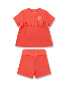 Schlafanzug kurz orange