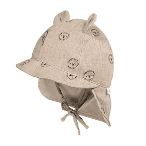 Schildmütze beige Löwe