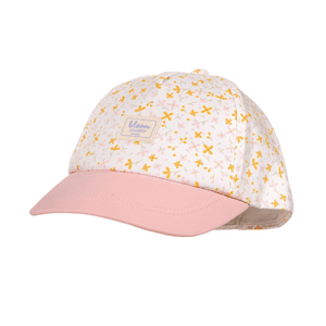 Cap weiß/bunt Blümchen