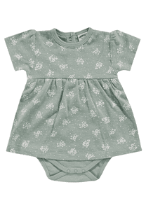Body mit Kleid  MAGIC GIRL khaki/alloverbedruckt