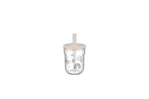 Bicchiere con cannuccia mio 250 ml - sunshine & rainbow