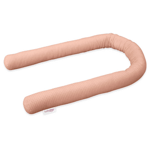 Nestchenschlange Waffelpiqué 180 cm passend für alle Modelle apricot rose