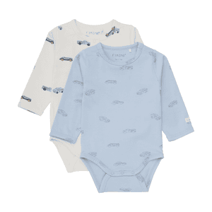 Langarmbody 2er Pack Blue Fog