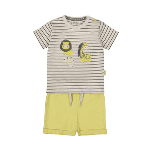 2-tlg. Set Light yellow