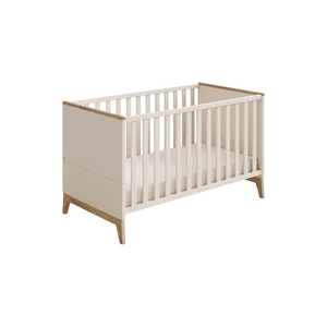 Babybett STIENE 70x140 Cashmere-Beige/Eiche