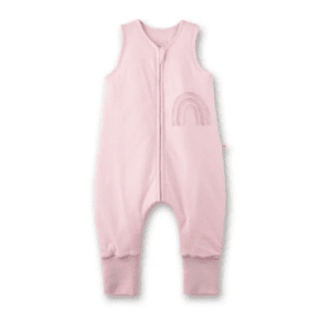 Baby-Schlafsack mit Füßen rosa