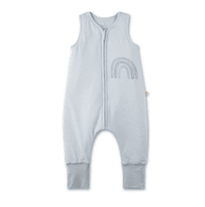 Baby-Schlafsack mit Füßen hellblau