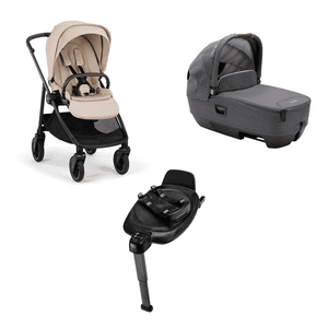 Kinderwagen Swiv next  Biscotti inklusive CARI next Granite & BASE next
