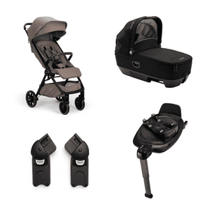 Kinderwagen TRVL lx Kompakt Cedar inklusive CARI next Caviar & BASE next