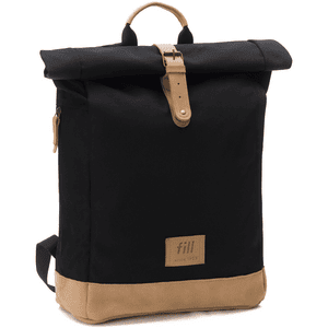 Mochila cambiador Rolltop Berlin negro