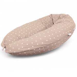 -Germany Stillkissen Punkte beige + Bezug