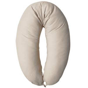 -Germany Stillkissen Musselin beige