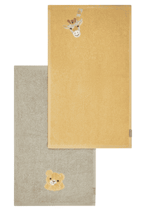 Ręcznik dziecięcy dwupak 50 x 30 cm Safari kolorowy
