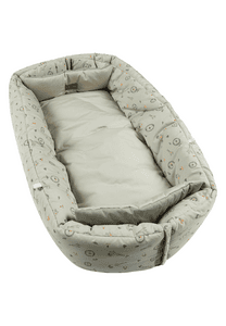 Babynest Safari steingrau