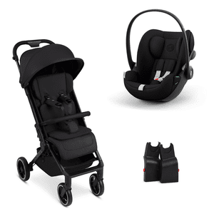Buggy Ping 3 Trekking coal incl. adaptador y silla de coche infantil Cybex Cloud G i-Size Magic Black