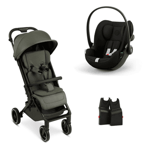 Buggy Ping 3 Trekking aguacate incl. adaptador y silla de coche infantil Cybex Cloud G i-Size Magic Black
