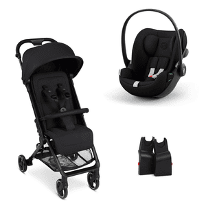 Buggy Ping 3 Travel coal incl. adaptador y silla de coche infantil Cybex Cloud G i-Size Magic Black