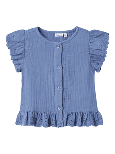 Bluse Nmfhakki Bleached Denim