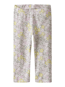 Capri Leggings Nmfhaile Bright White Lemon
