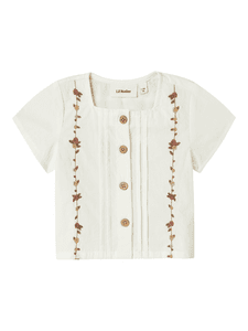 Lil'Atelier Bluse Nbfjolene Coconut Milk