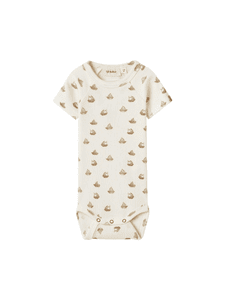 Lil'Atelier Kurzarmbody Nbmlavo Coconut Milk