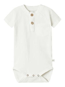 Lil'Atelier Kurzarmbody Nbmdolan Coconut Milk