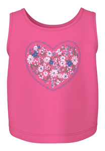 Crop Top Nmfvigea Carmine Rose Heart
