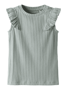 Top Nmfjessia Aqua Gray