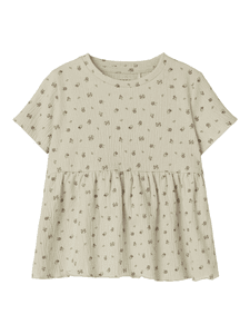 T-Shirt Nmfjannis Bleached Sand