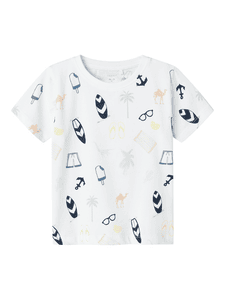 T-Shirt Nmmjer Bright White