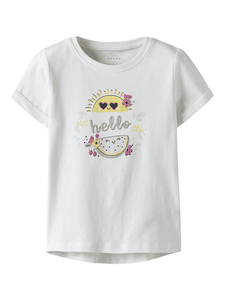 T-Shirt Nmfvix Bright White