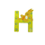 Houten Letter H