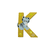 Houten Letter K