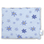 Cuscino con noccioli di ciliegia  23 x 26 cm Design blu a fiori (40)