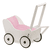 Poppenwagen Maria wit