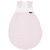 Saco de dormir exterior de punto liso de algodón "Baby Mäxchen" - Rayas rosa Talla 74/80 cm