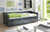 Divano letto MARIA con Cassetti, grigio