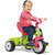 Tricycle bébé Driver Confort 4 en 1, fille