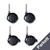 Kit roulettes pour parquet Trend, noir