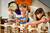 Set costruzioni in legno - Scatola da 280 pezzi