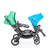 Syskonvagn Zoom water and grass inkl 2 sittdelar