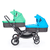 Syskonvagn Zoom water and grass inkl 2 sittdelar