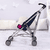 Design Puppen-Buggy, blau/pink