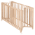 Lit enfant pliable Fold-Up 60x120 cm bois naturel