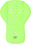 Matelas réducteur d'assise Memory, Points, vert