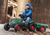 rollytoys Trattore per bambini con pedali rollykid Fendt 516 Vario, con rimorchio rollykid 013166