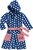 Girls Fleece-Bademantel Seepferdchen