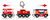 WORLD Figurine train des pompiers circuit de train 33844