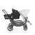 Poussette double Zoom camel, 2 nacelles sport, 2017