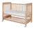 Lettino co-sleeping Dreamy Plus 2 natur 60 x 120 cm